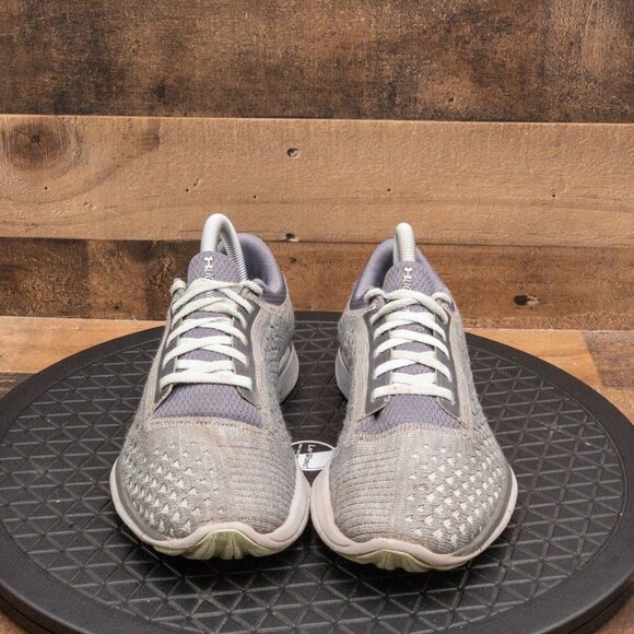 UNDER ARMOUR LIGHTNING 2 WOMENS ATHLETIC SHOES RUNNING WALKING TRAIN GRAY SZ 8.5 - Picture 2 of 9